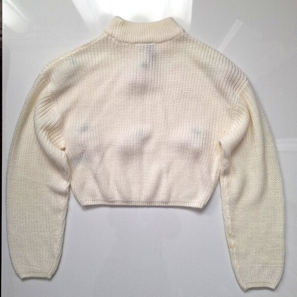 H&M Cherry Cropped Knit Sweater - Picture 2 of 8